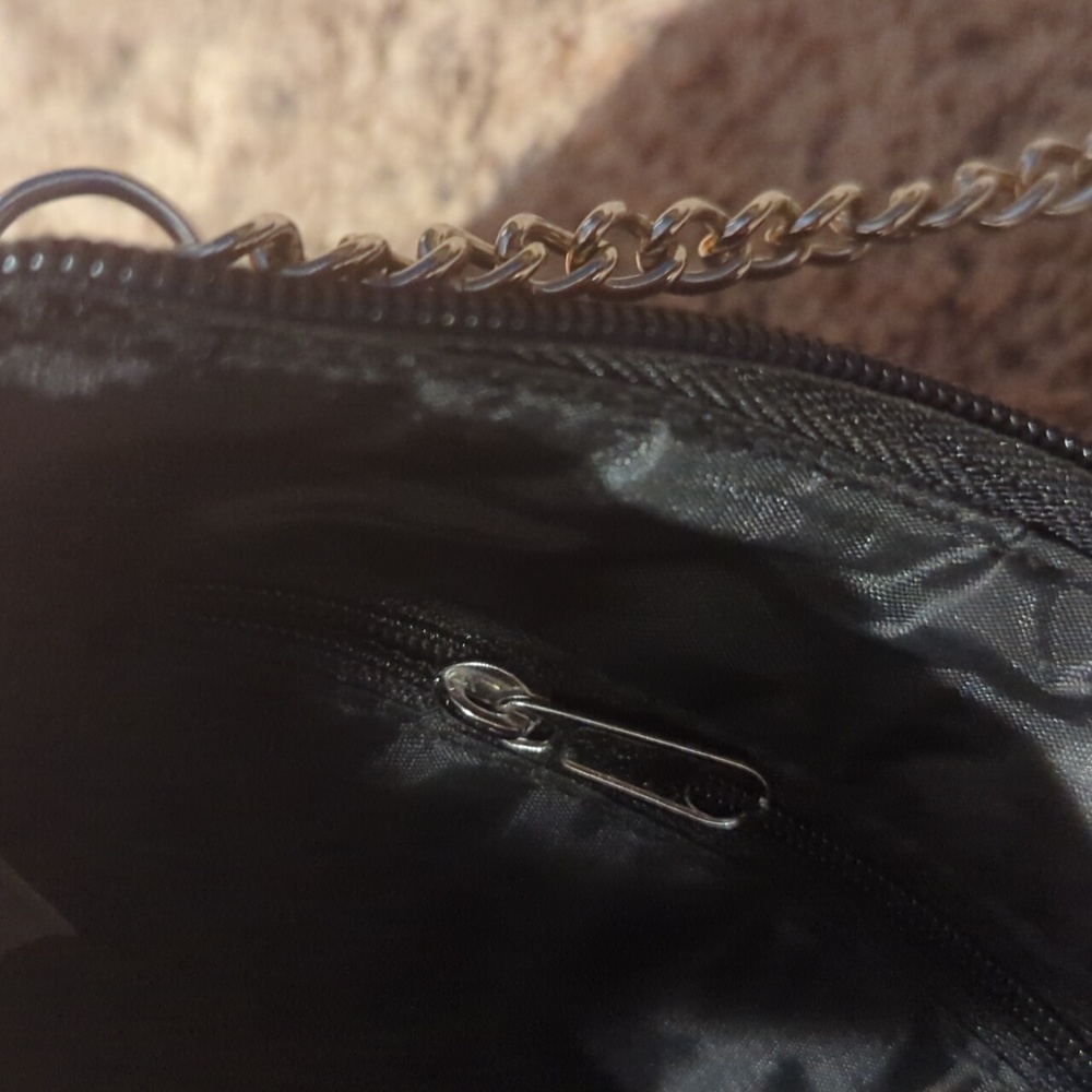 Fringe Black Faux Leather Crossbody Bag - Picture 12 of 16